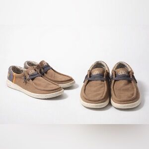 Hey Dude Wally Free Natural Beige Size 10
